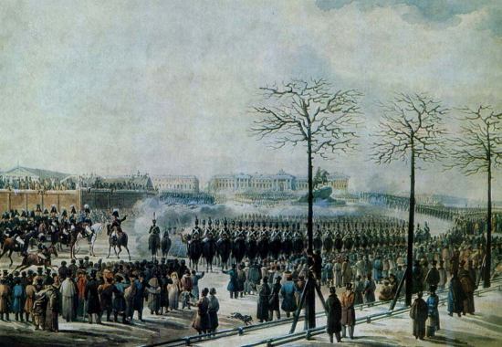 Rivolta in piazza del senato 14/12/1825 - Kolman