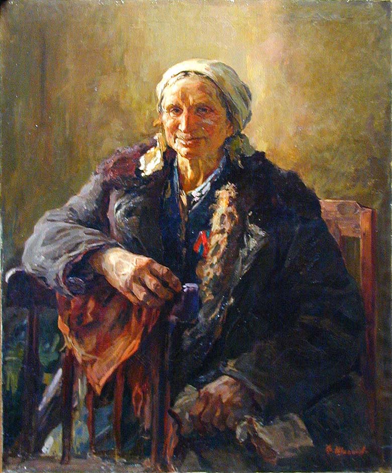 A. Shapaev - Portrait of M. Mineeva