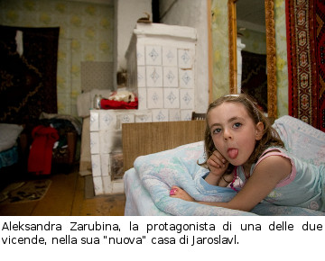 Aleksandra Zarubina nella sua nuova casa di Jaroslavl