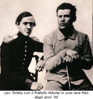 I fratelli Lev e Nikolaj Tolstoj (1850 ca.) 