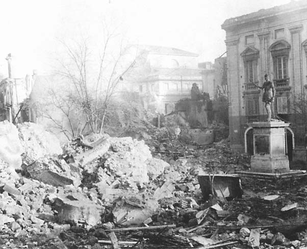 macerie del terremoto di Messina 1908